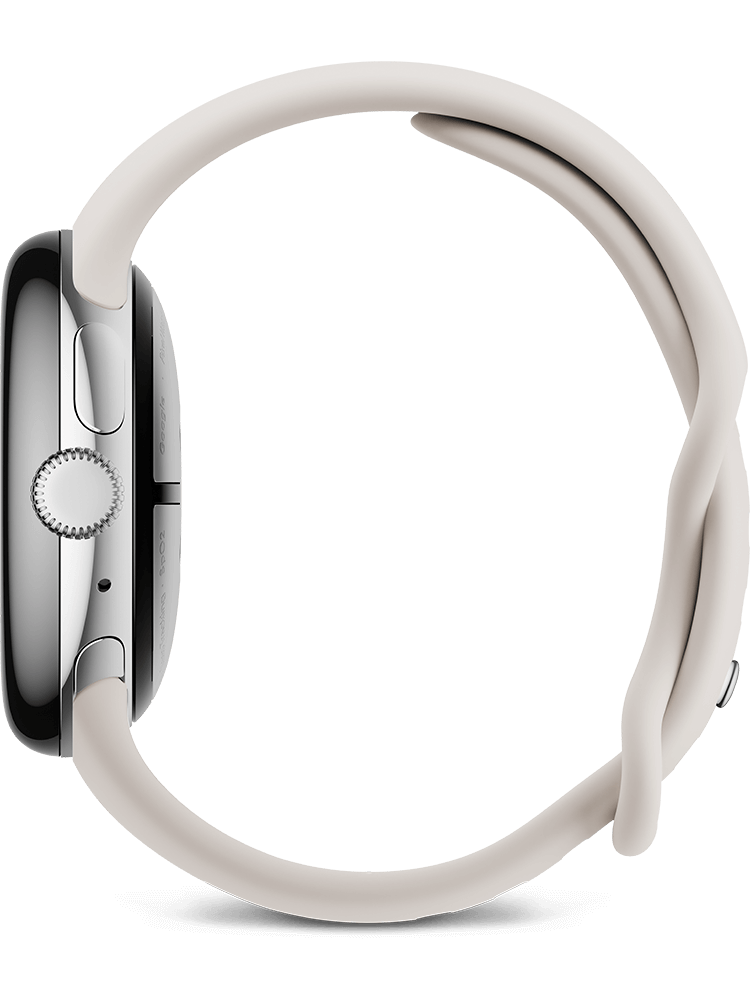 Google Pixel Watch 3 41 mm, Silver Porcelain