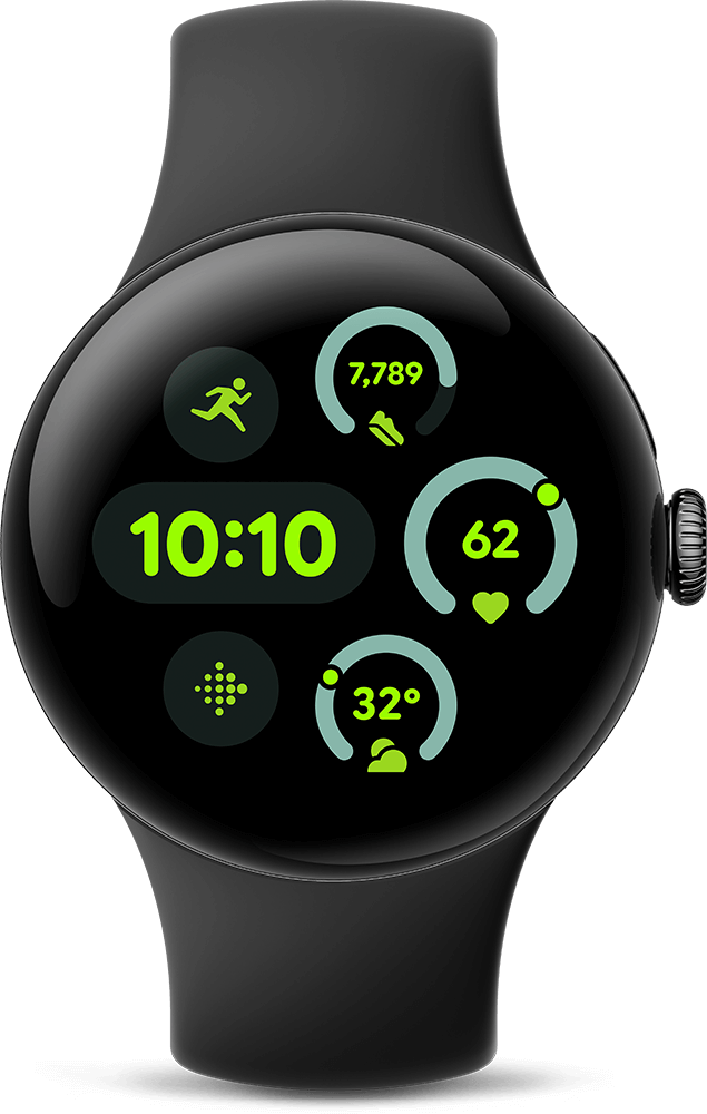 Google Pixel Watch 3 41 mm, Black Black