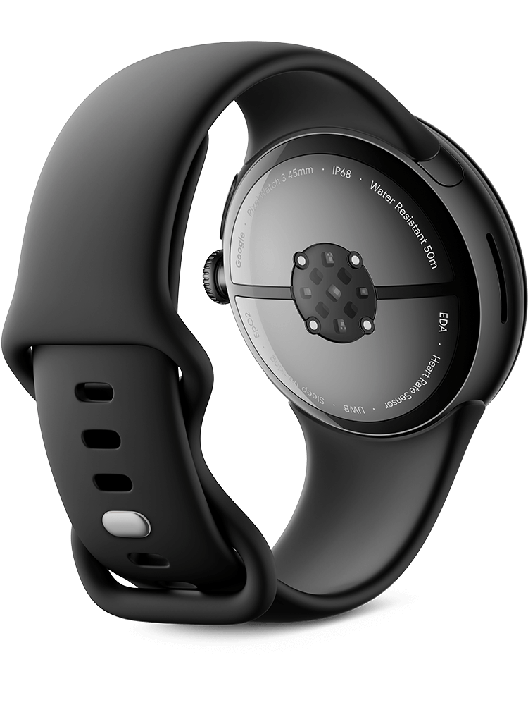 Google Pixel Watch 3 45 mm, Black Black