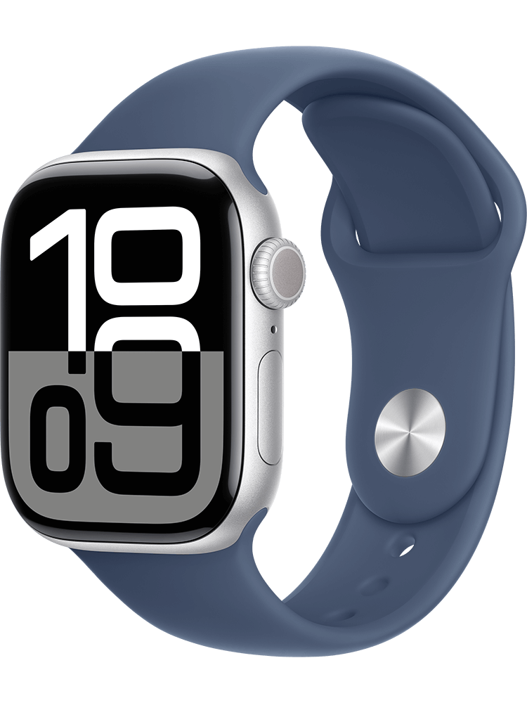 Apple Watch Series 10 GPS Cell 42 mm, Band S-M, Silver