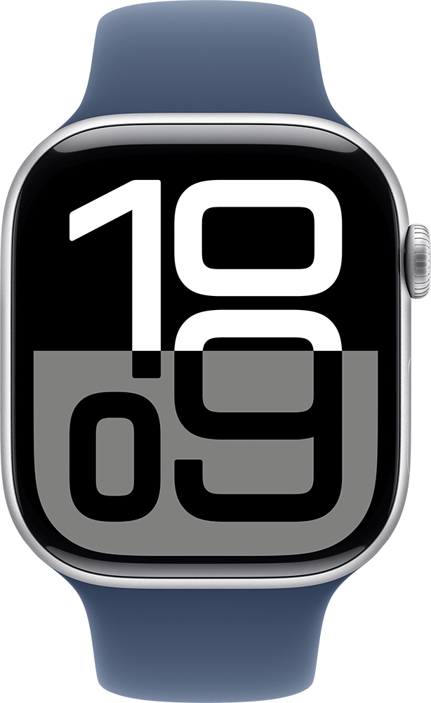 Apple Watch Series 10 GPS Cell 46 mm, Band S-M, Silver