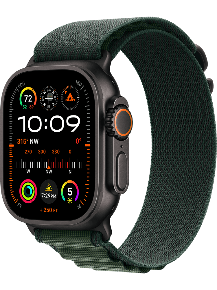 Apple Watch Ultra 2 GPS Cell 49 mm, Dark Green Alpine