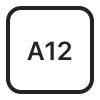 a12 chip logo