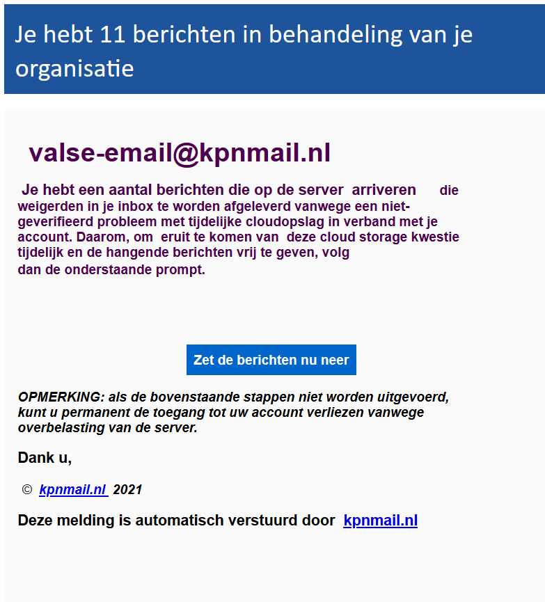 Hoe Herken Ik Valse E-mails (phishing)? | KPN