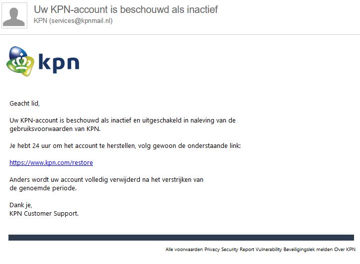 Hoe Herken Ik Valse E Mails Phishing Kpn